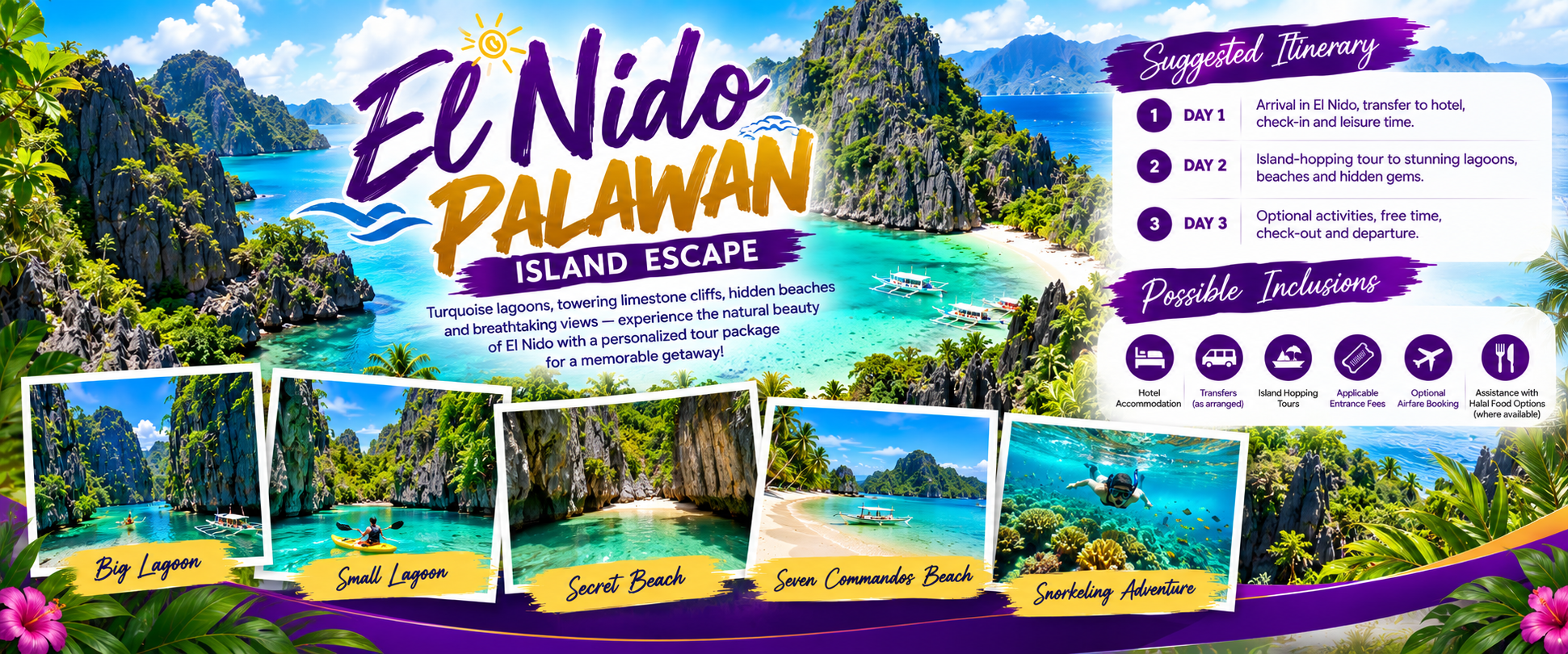 EL NIDO, PALAWAN ISLAND ESCAPE